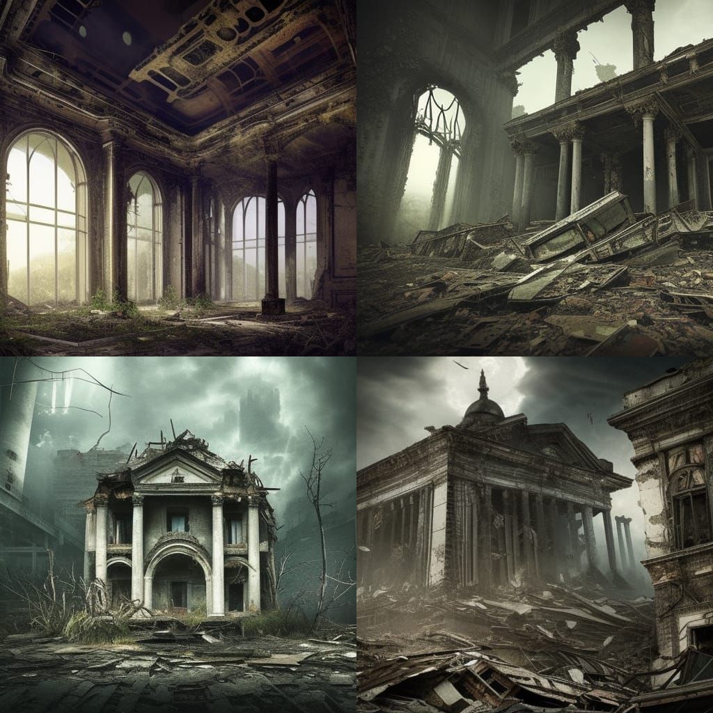 Eerie Abandoned Buildings Reclaimed by Nature