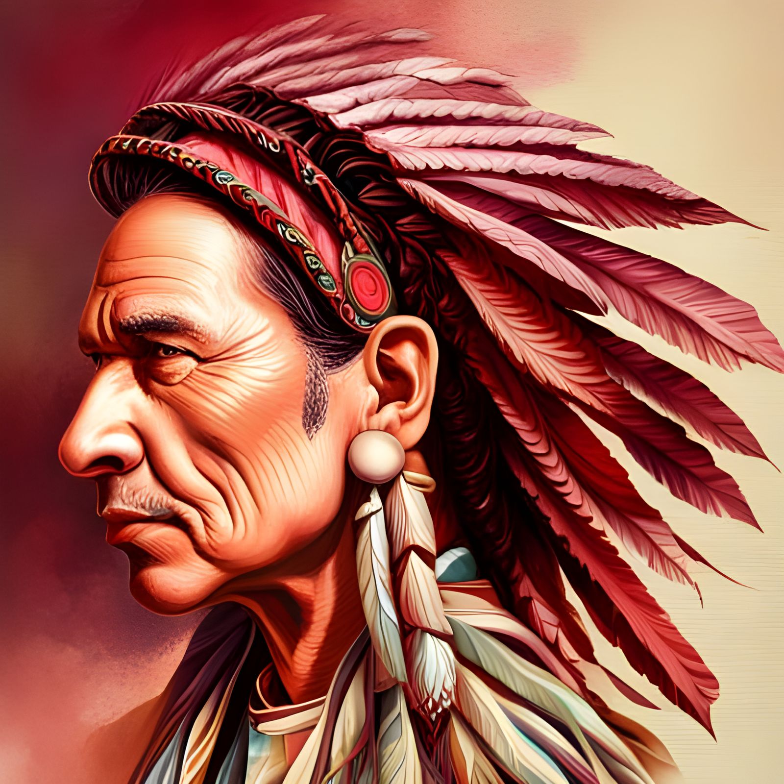 Chief Red Feathers