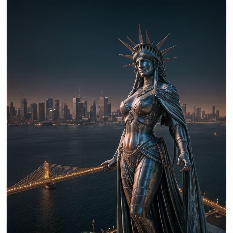 Statue of Liberty on Playboy Magazine Cover