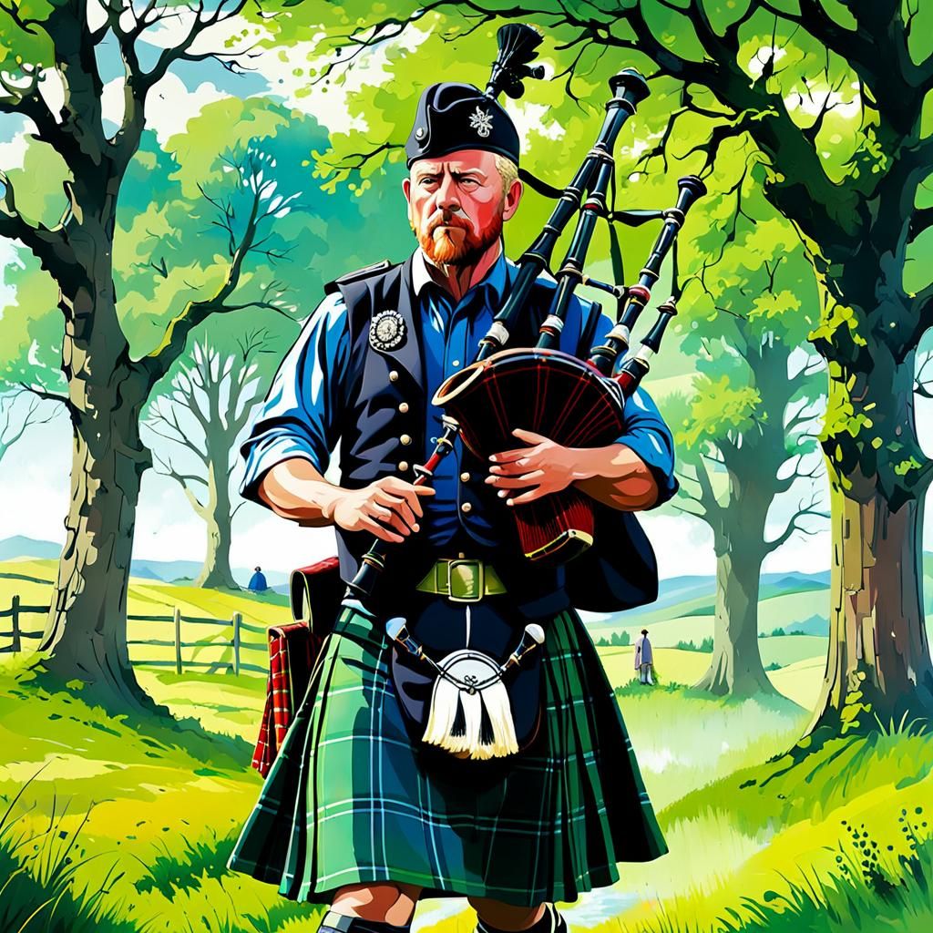 The Scottish Piper