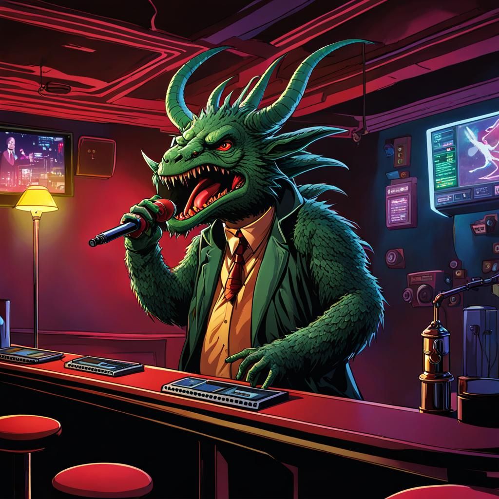 Monster at Karaoke Bar