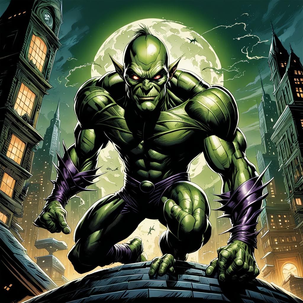 Green Goblin Comic Book Art by Mark Brooks