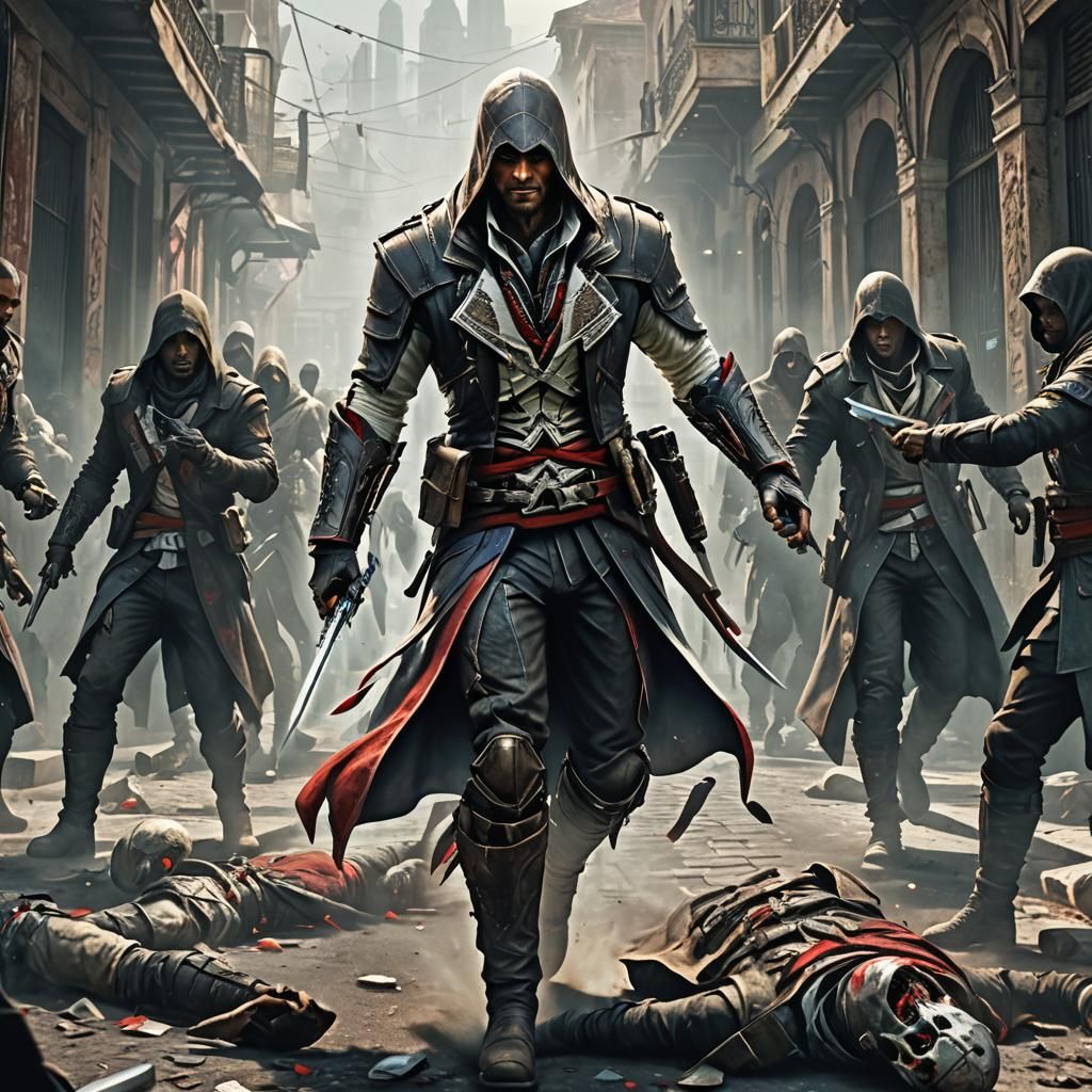 Futuristic Assassin Eliminates Target in Daylight