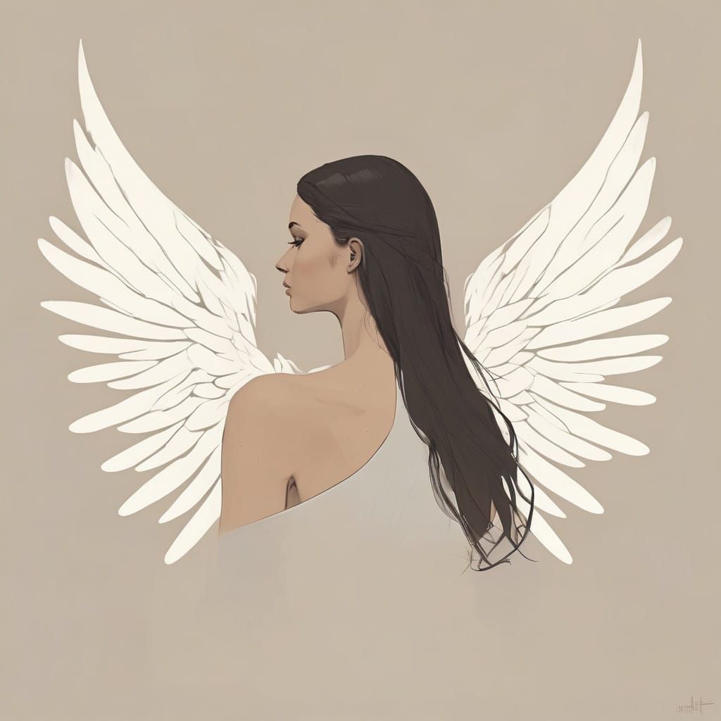 Surreal Digital Art of a Lady in the Milky Way with Minimali...