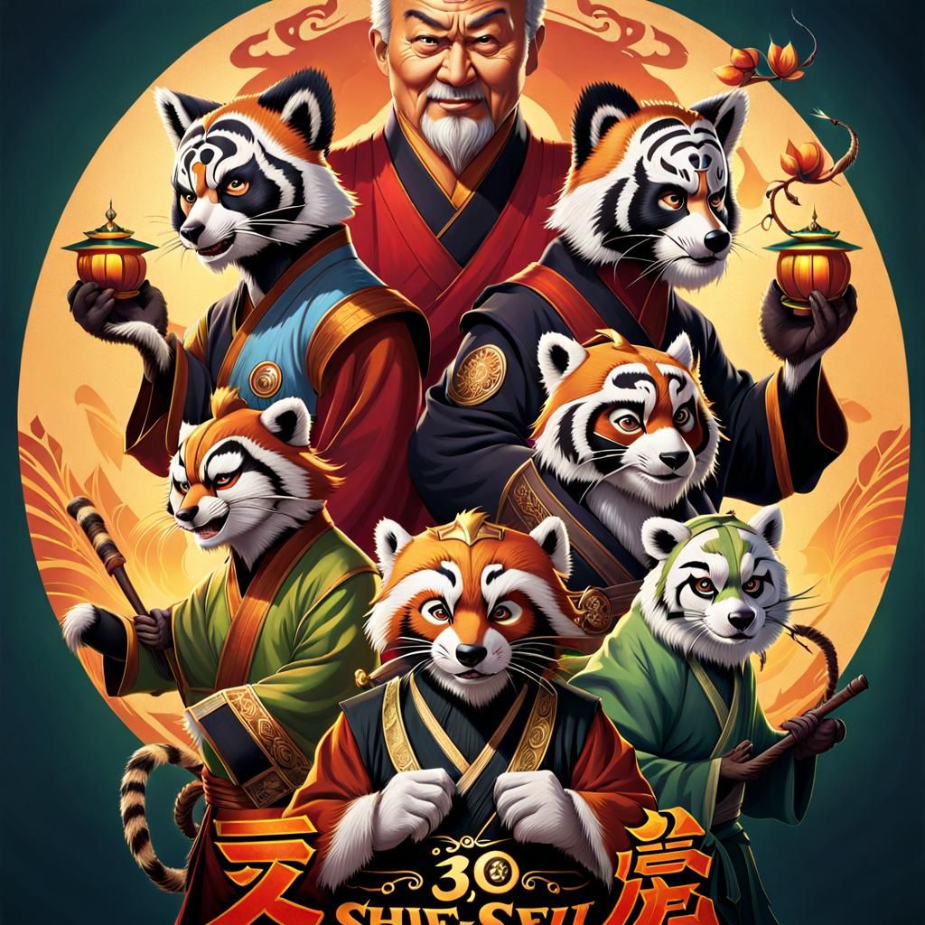Master Shifu Teaches Kung Fu
