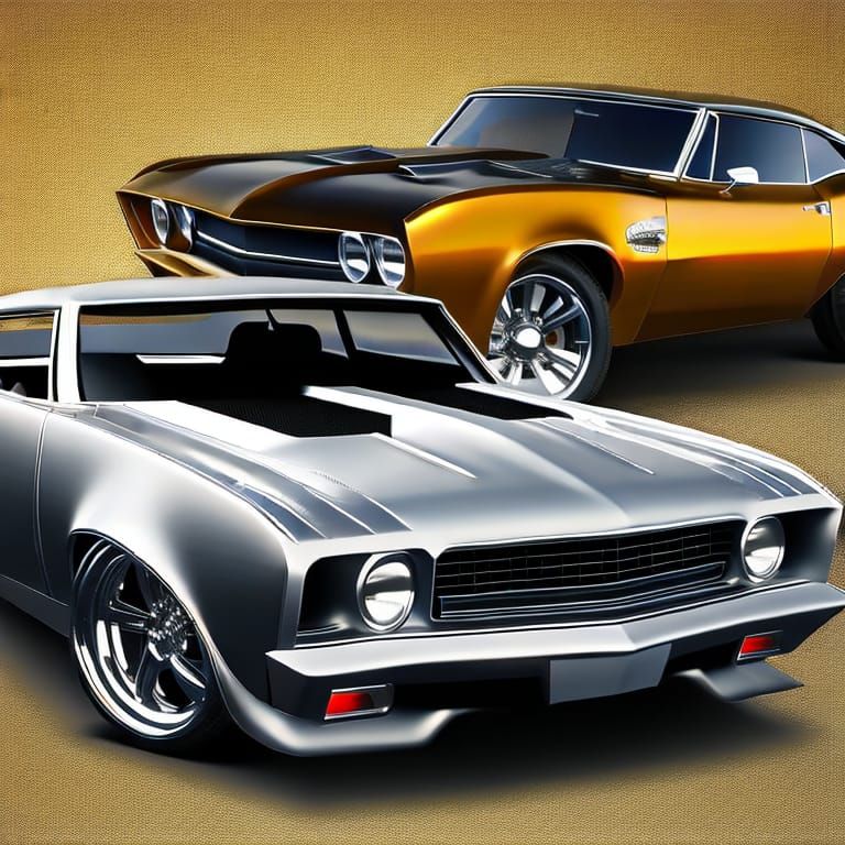 Cheese Muscle Car: Realistic and Detailed