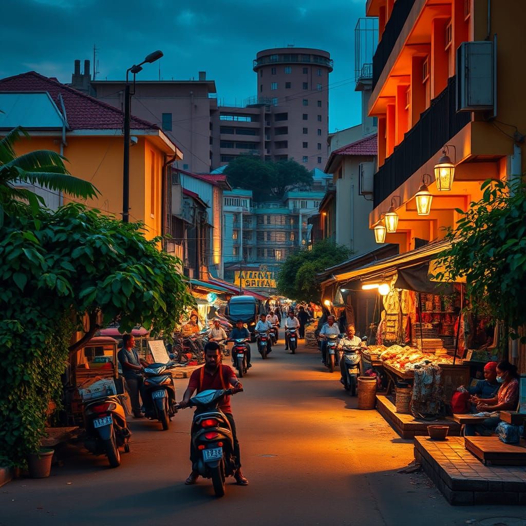 Vibrant Nigerian Streets in Stunning Clarity