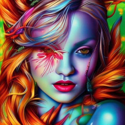 Beautiful Garden People in Detailed Fantasy Art