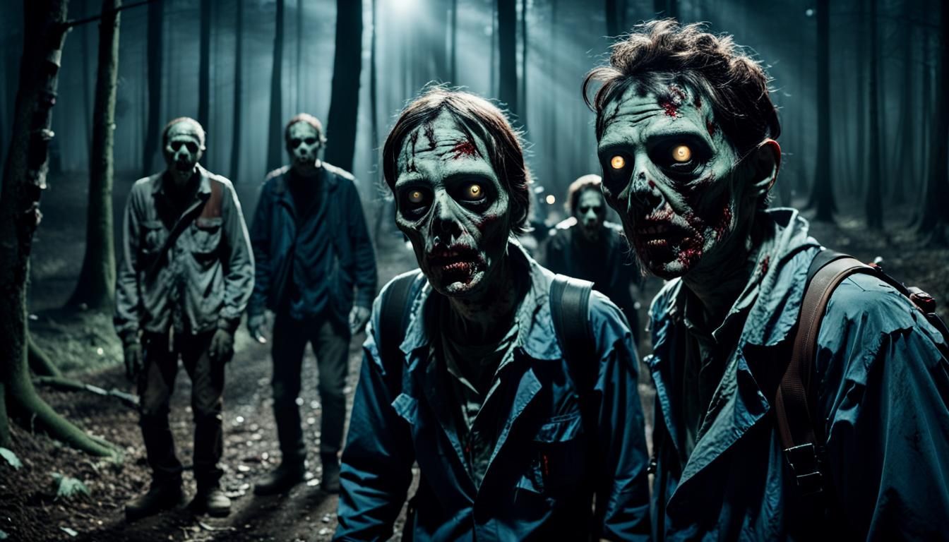 Horror Film Shoot in Haunted Forest