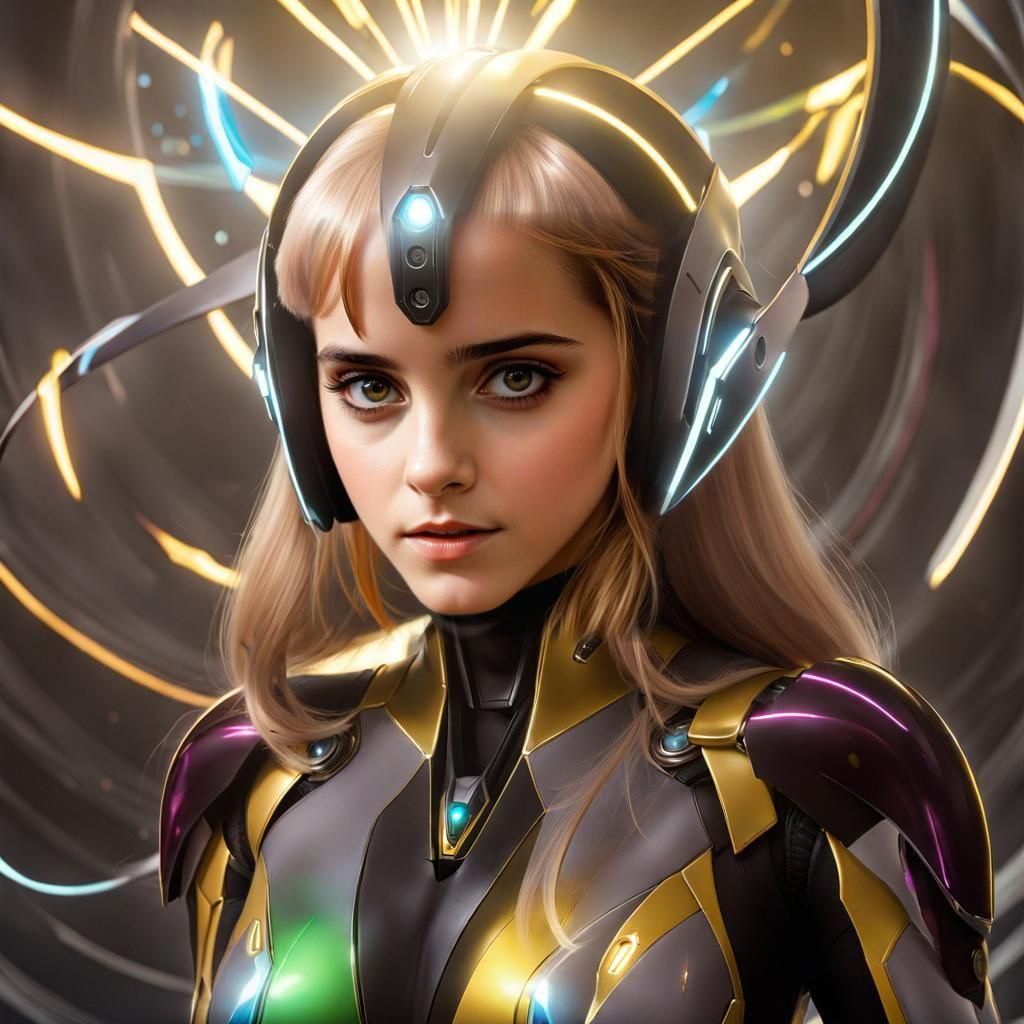 Futuristic AI Eve with Stellar Blade