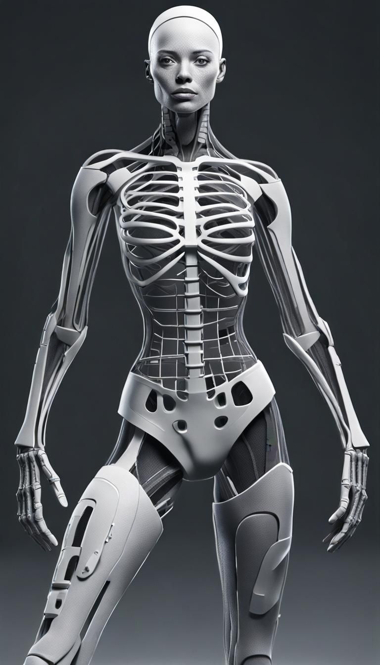 Hyper-Realistic 3D Portrait of a Redhead Lady