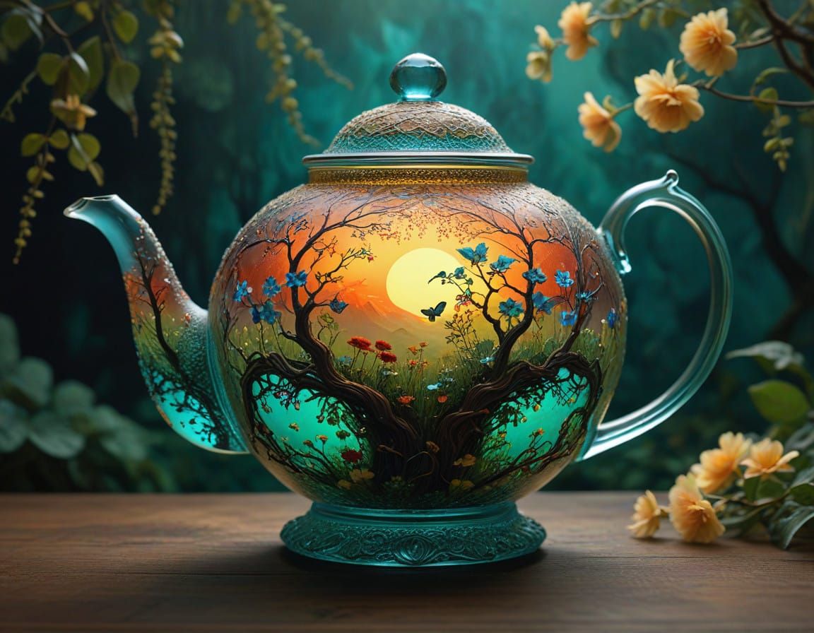 Hyper-Maximalist Baroque Masterpiece with Impermanence