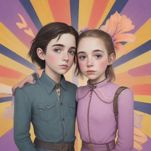 AI Interpretation of Two Artists' Styles