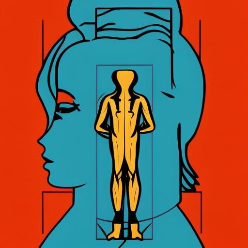 Lady Godiva Pop Art Screen Print