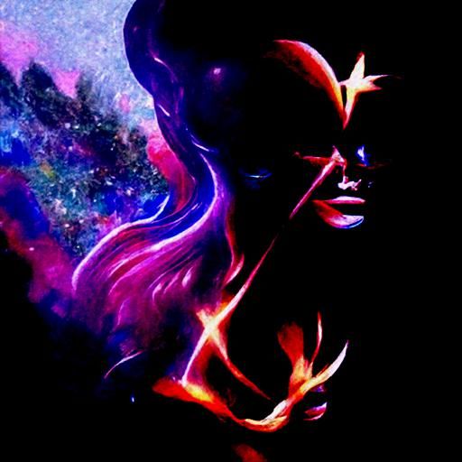 Dark Phoenix: Holographic Cosmic Illustration in 8K