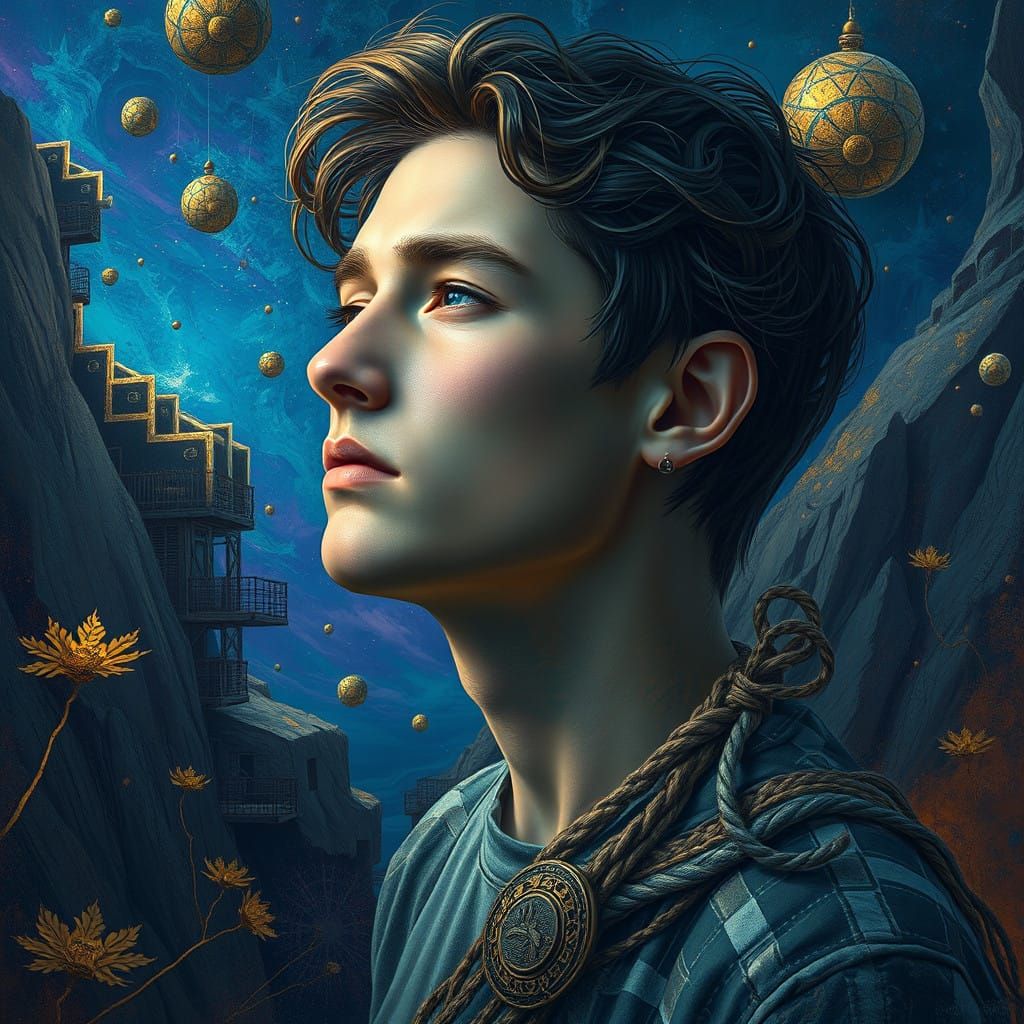 Lost in Thought: A Juxtaposition of Realism and Fantasy