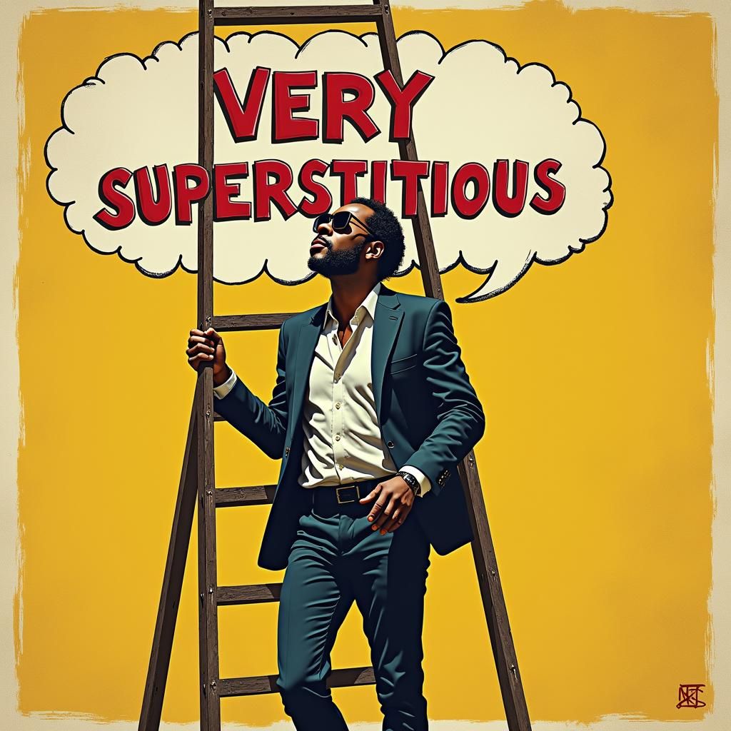 Stevie Wonder's Superstition Art, Digital Illustration