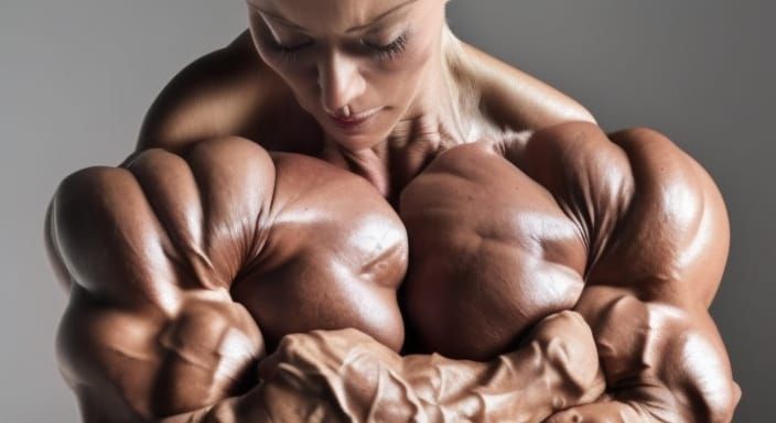 Muscular Bodybuilder Mom with Ripped Physique