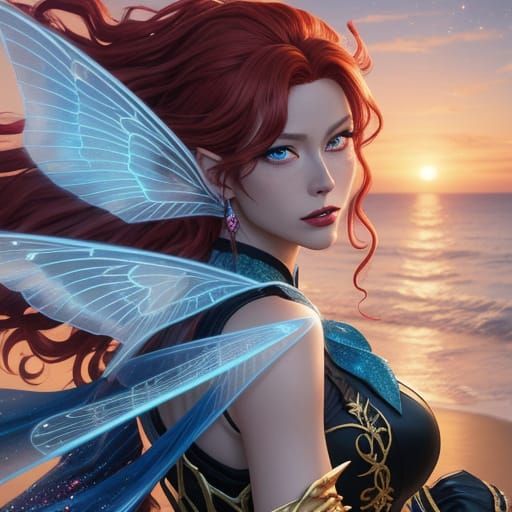 Vampire Fae in Ethereal Glow