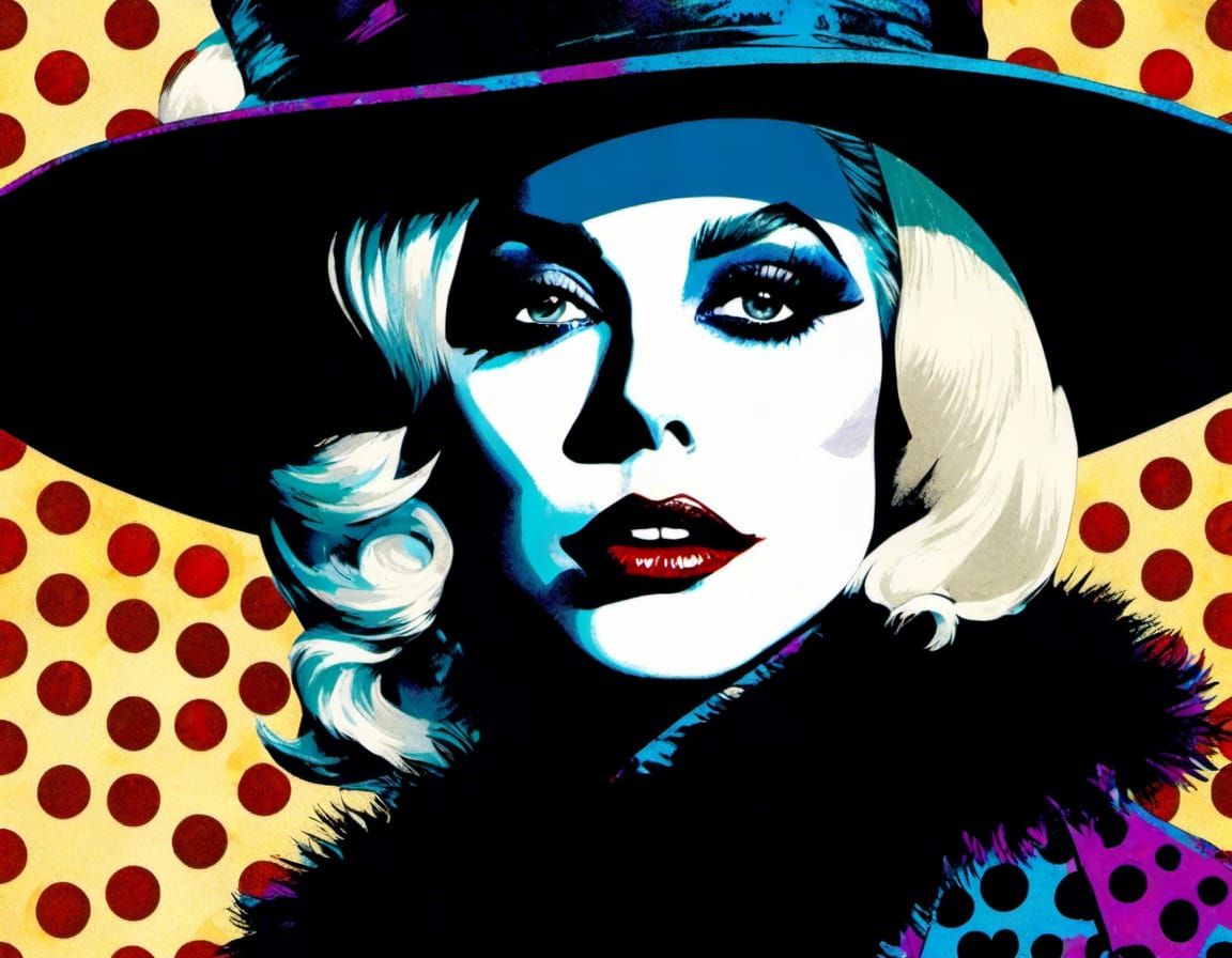 Lady Gaga Joker Graphic Novel Illustration