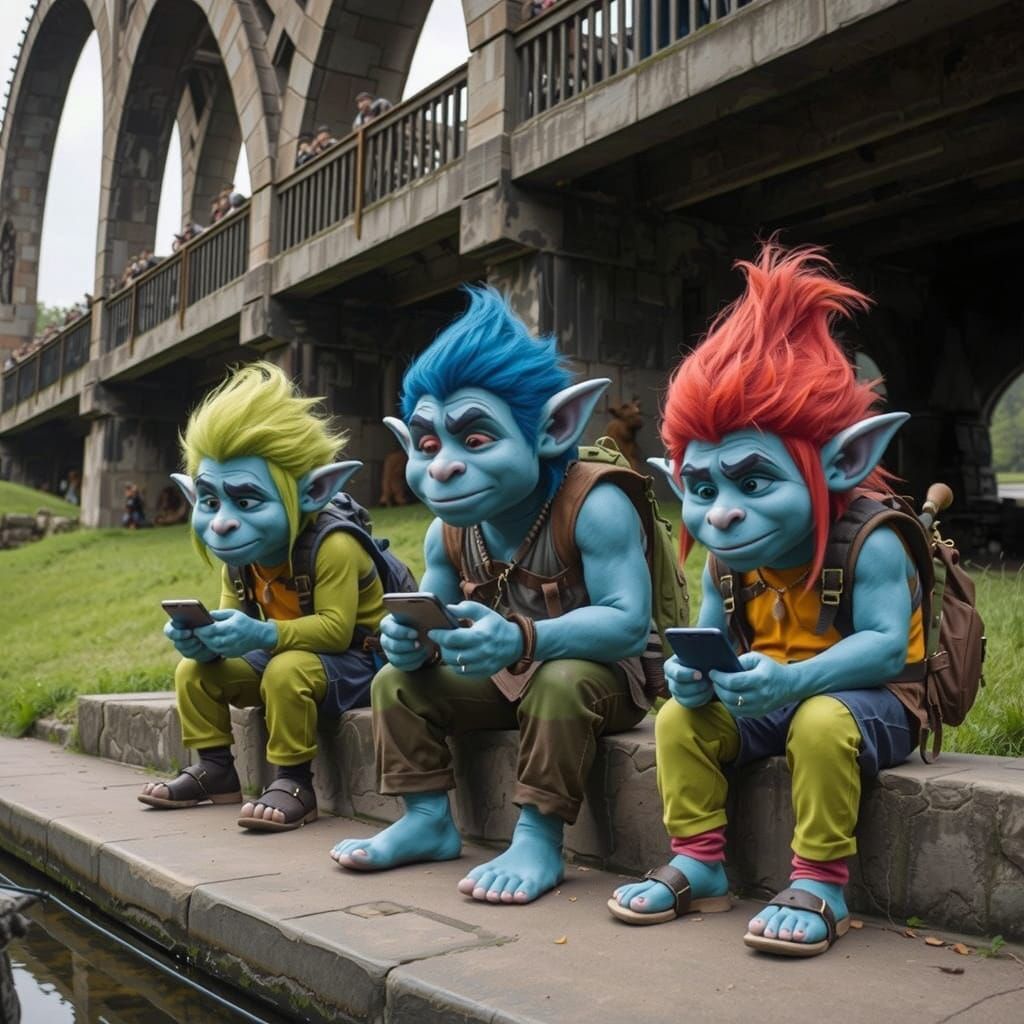Trolls, Phones, and Goats Under a Stone Bridge