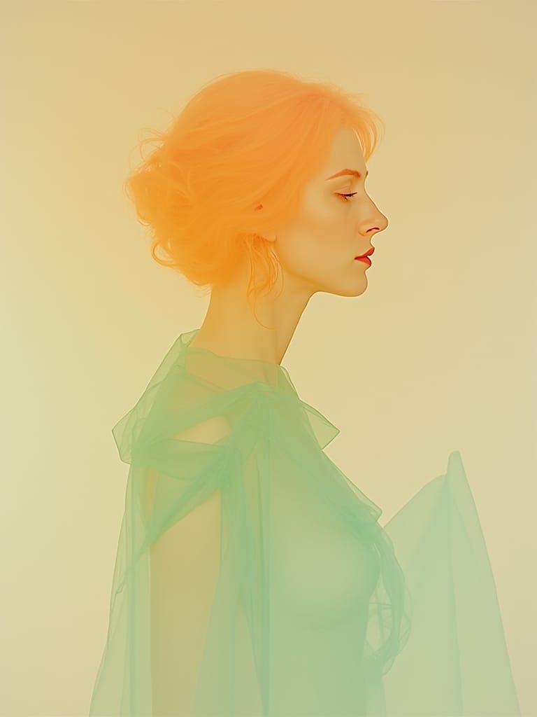 Ethereal Minimalist Art in Fauvism Style