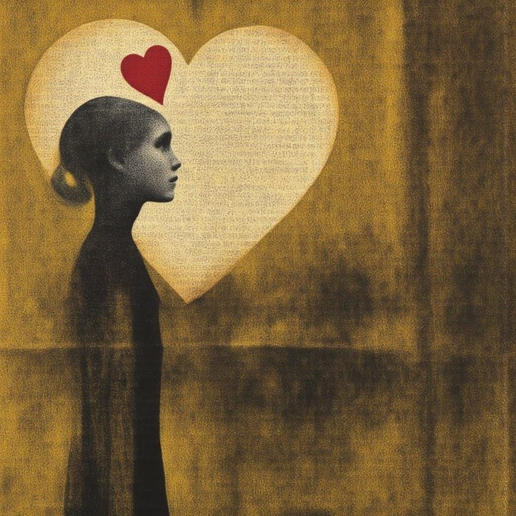 Mixed Media Art: Companionship and Shared Vulnerability