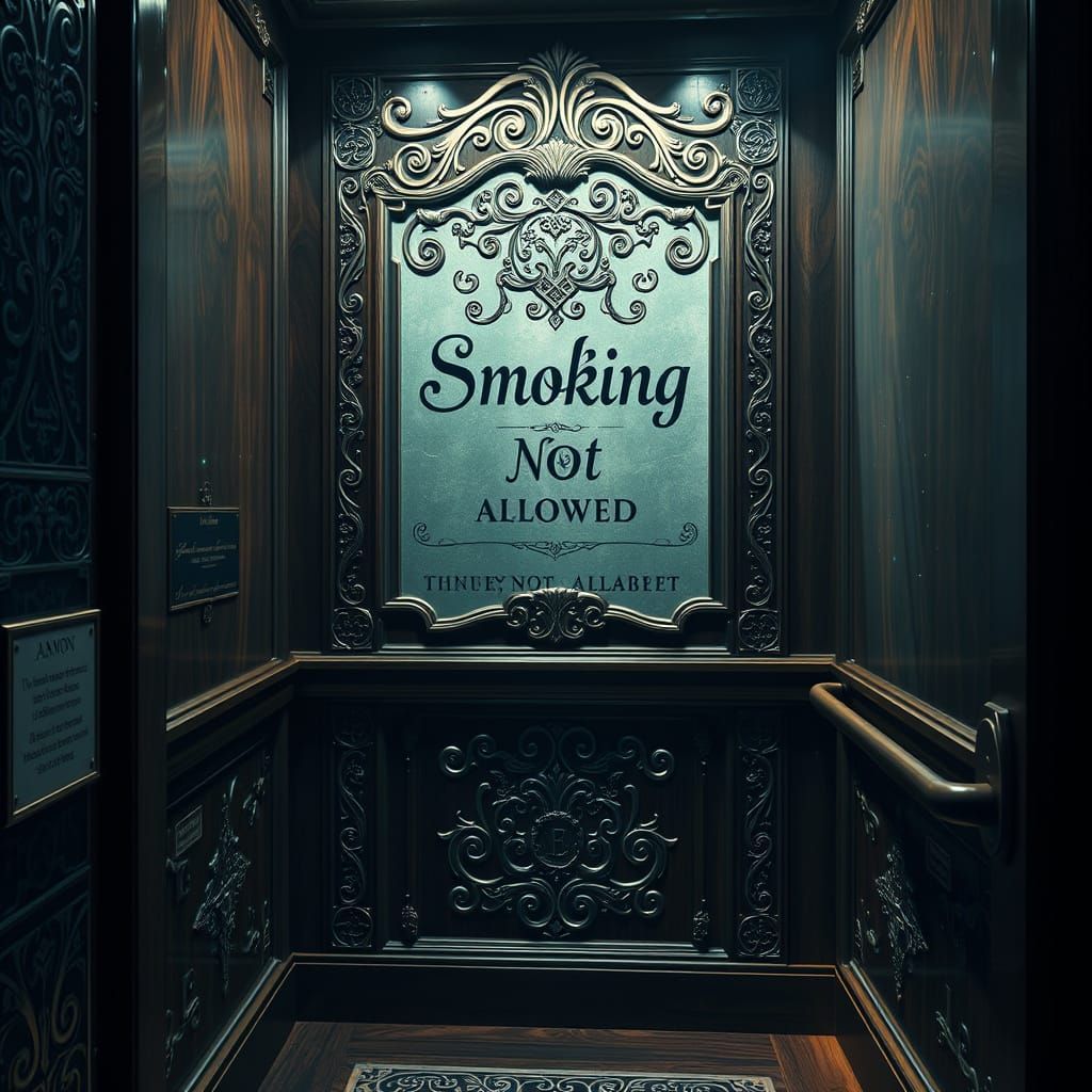 Mystical Elevator Interior in Whimsical Fantasy Style