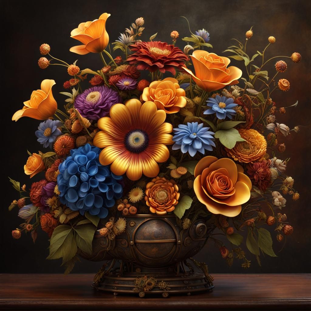 Metal Flowers