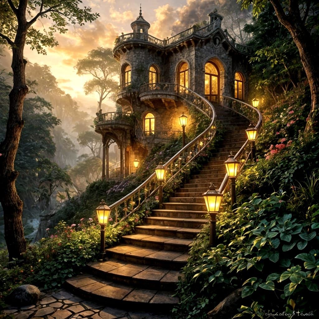 Magical Staircase Inspired by Organic Architecture