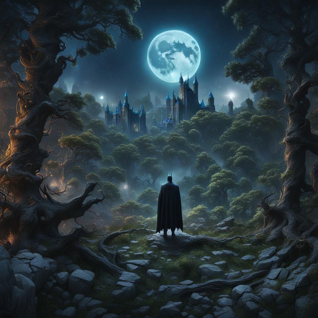 Batman Defends Ukraine: Fantasy Concept Art