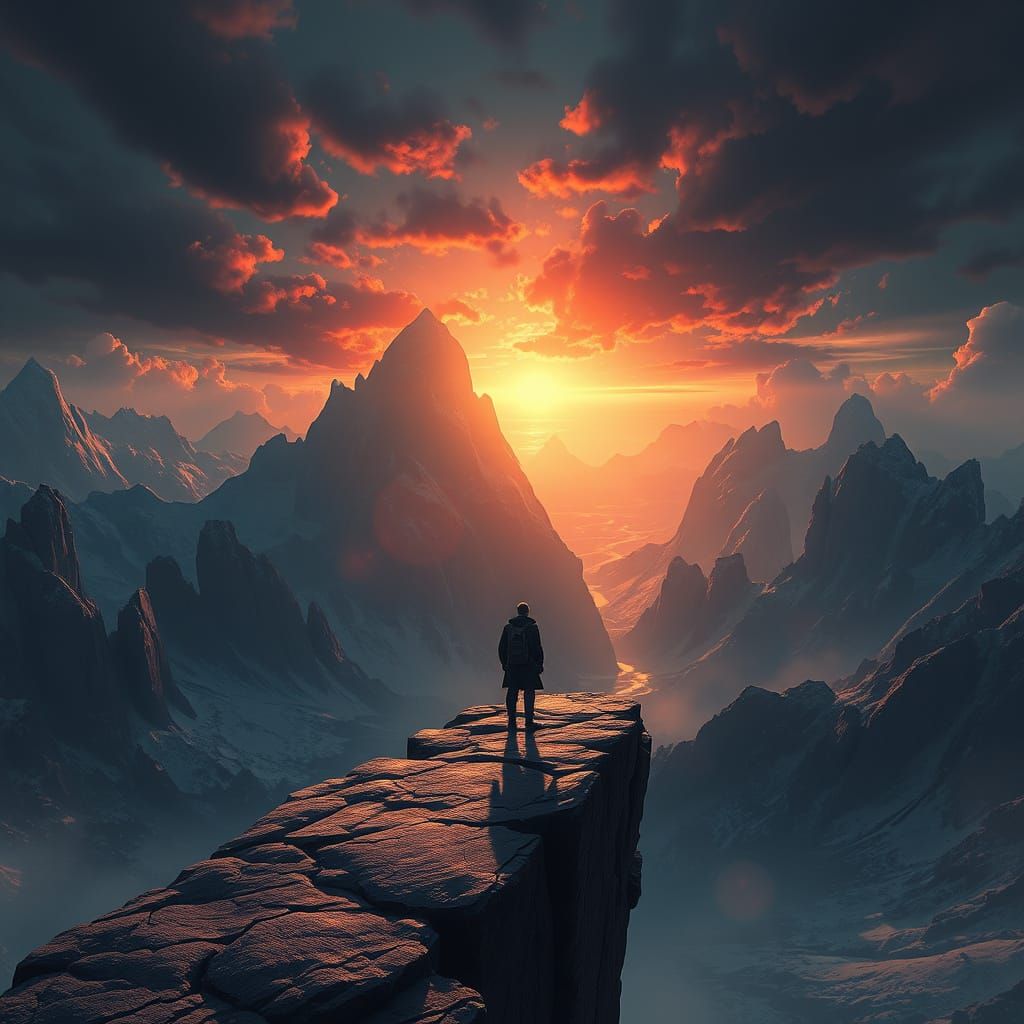 Standing on the Edge of Eternity in Dark Fantasy