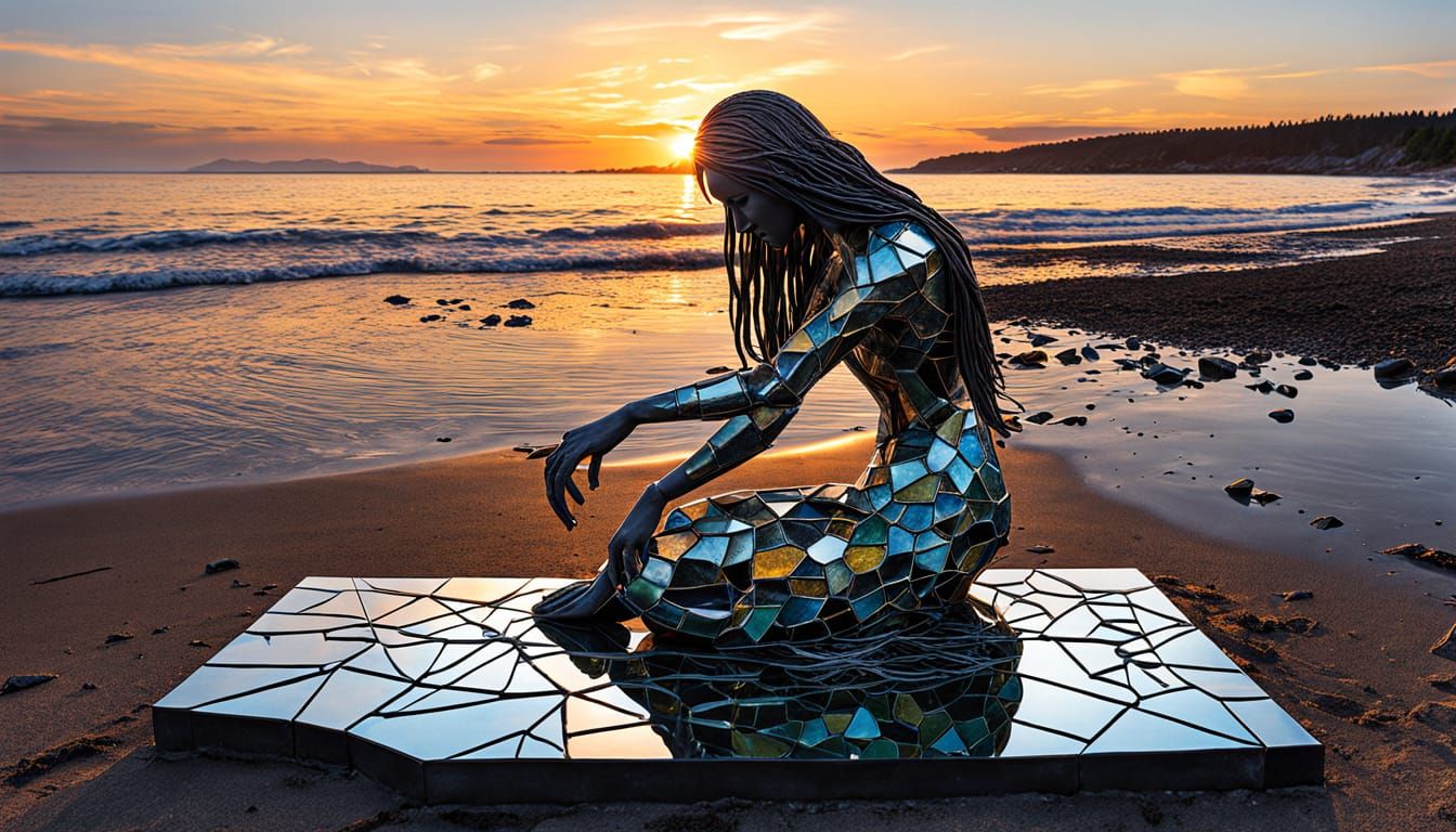 Surreal Sculpture Celebrating Strength and Resilience in a D...