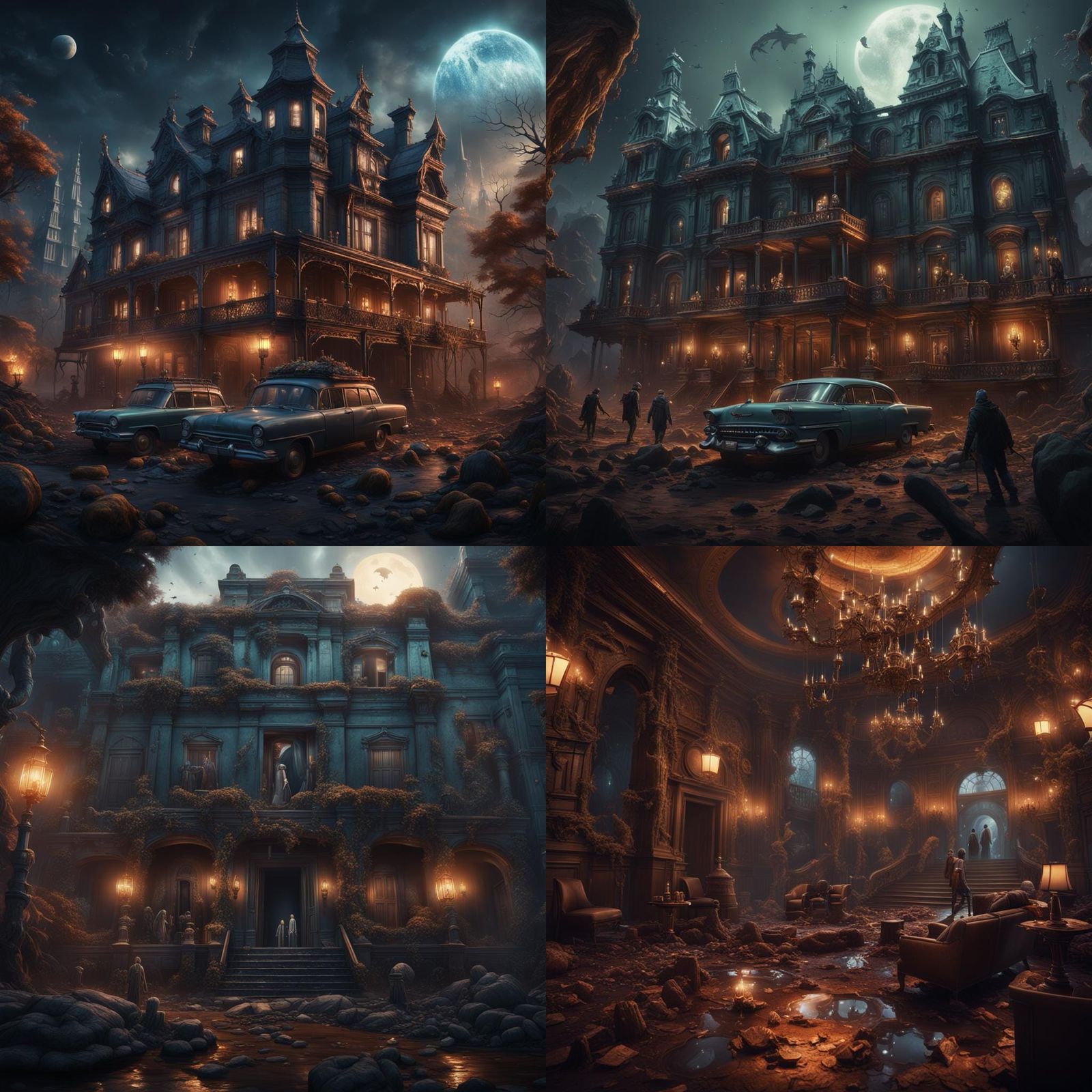 Hotel in a Scary Dimension: Fantasy Concept Art