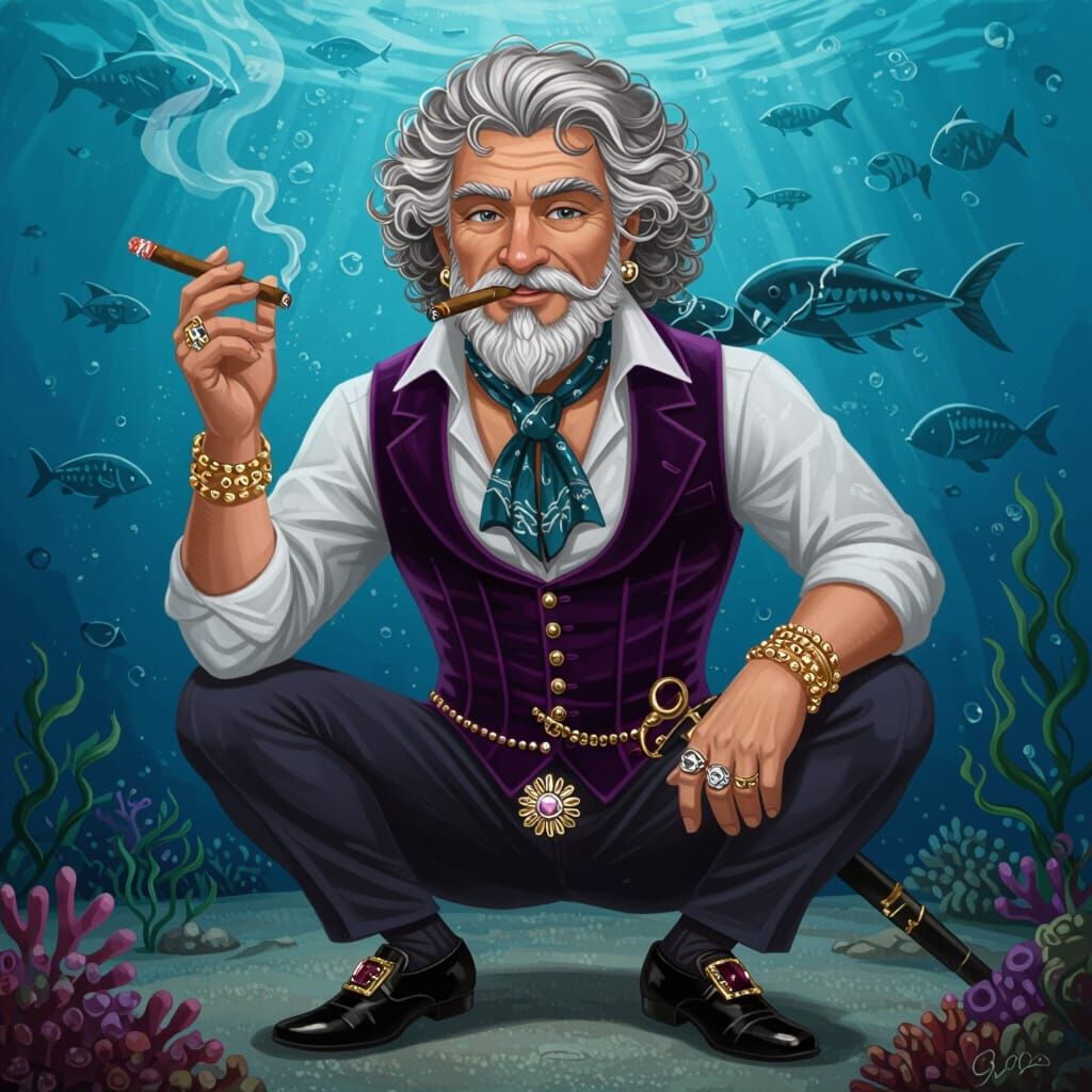 Elegant Zerrfish Seeks Companion in Deep Sea