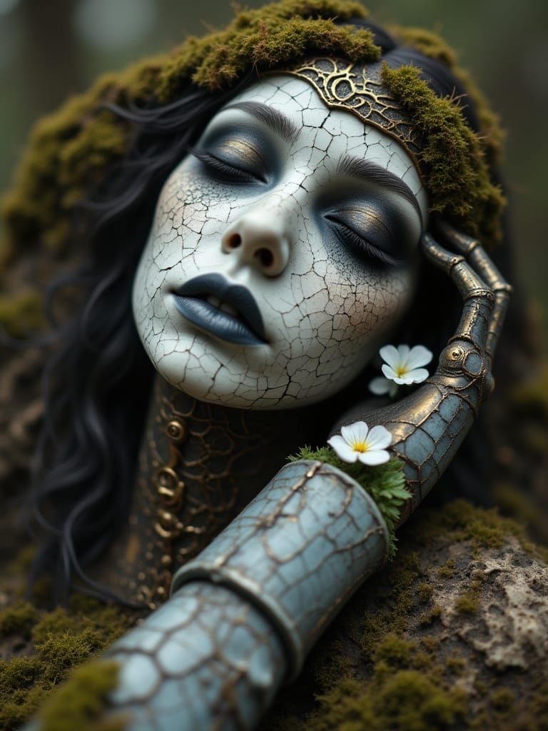 <lora:Cracked:1.0> masterpiece, best quality, high quality, ...