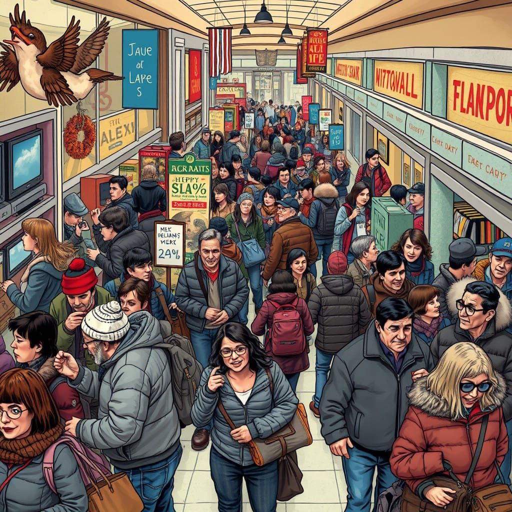 Chaos and Consumerism on a Thanksgiving Afternoon