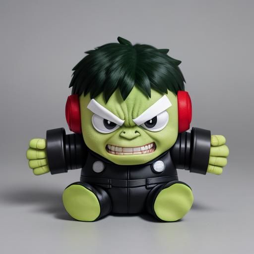 Anime Hulk Mini-Plushie