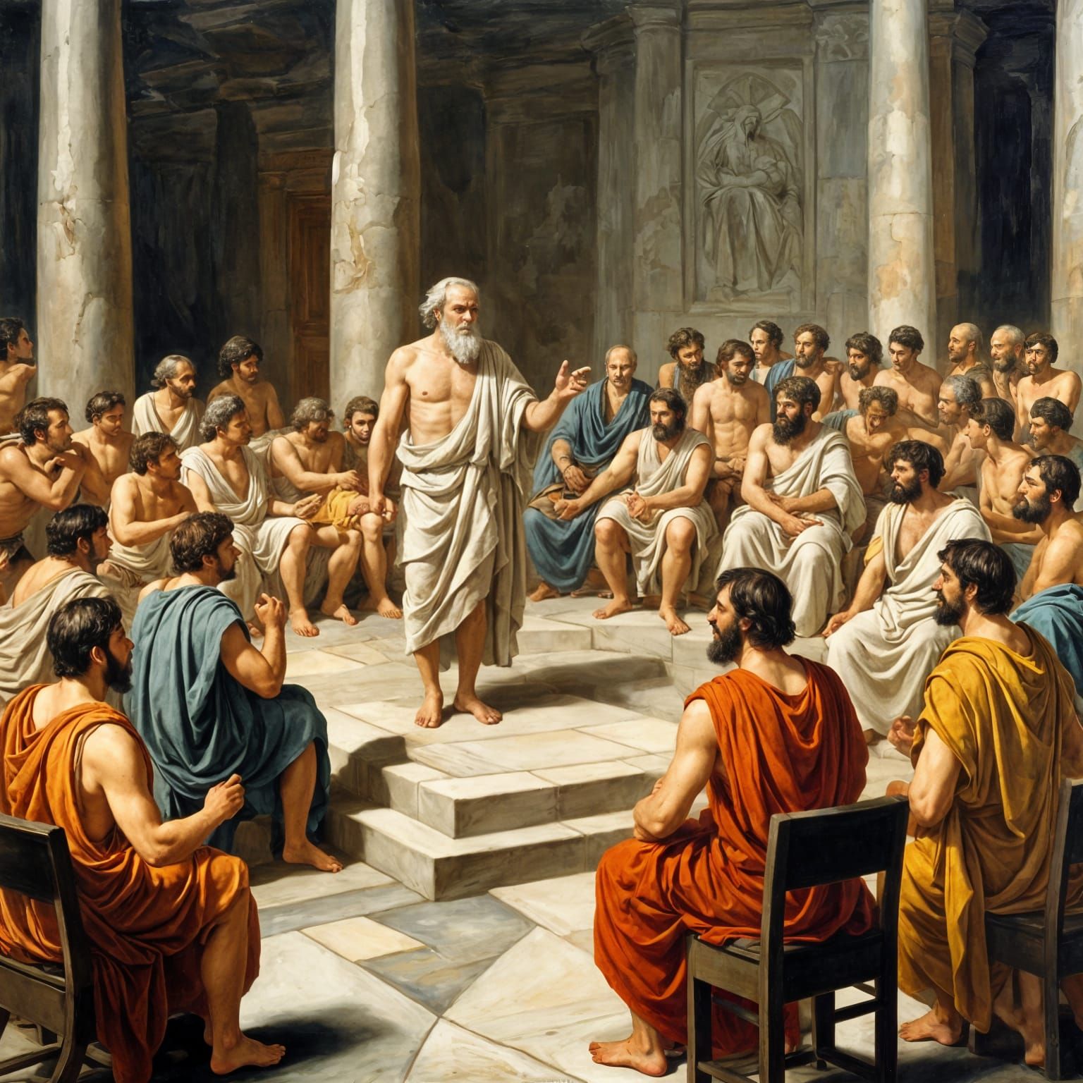 Socrates in Ancient Greek Forum