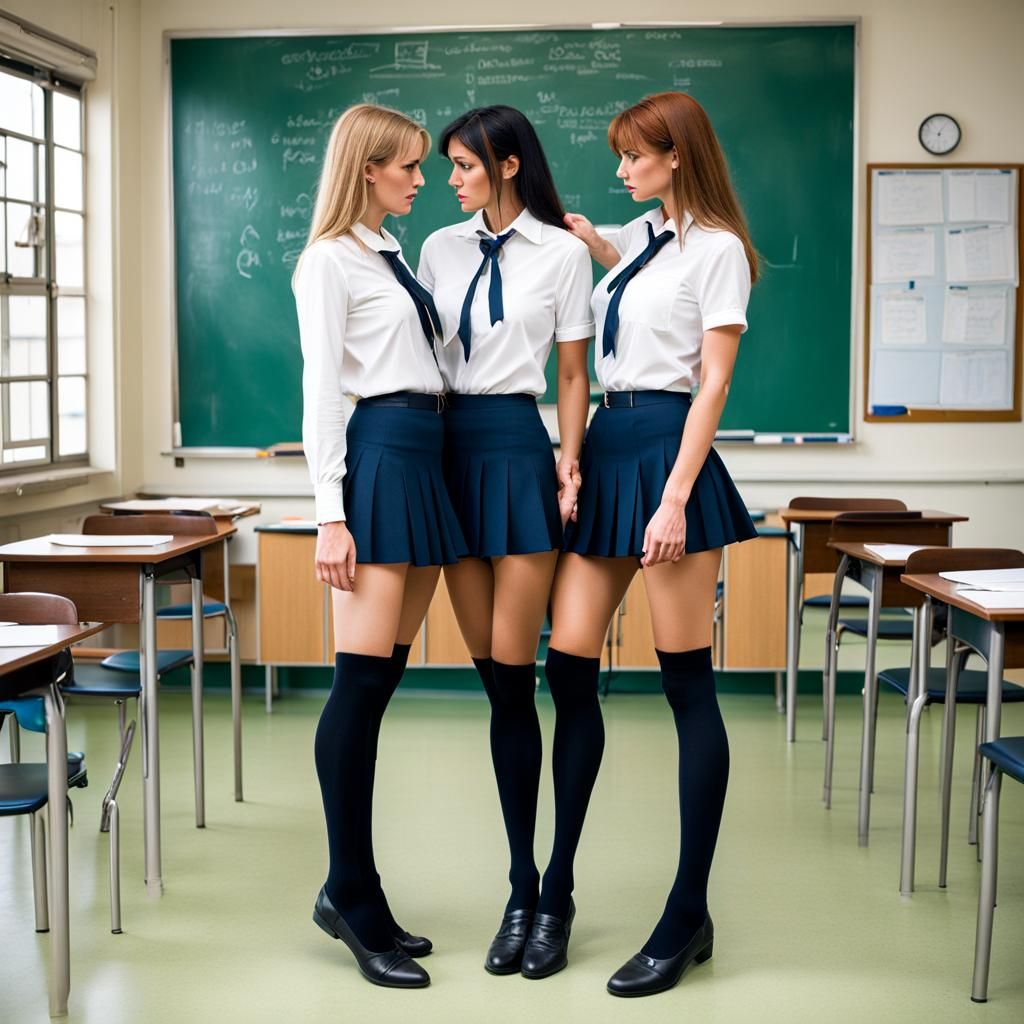 Classroom Confrontation: Two Women Face to Face