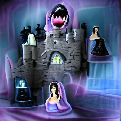 Dark and Creepy Disney Princess Castle