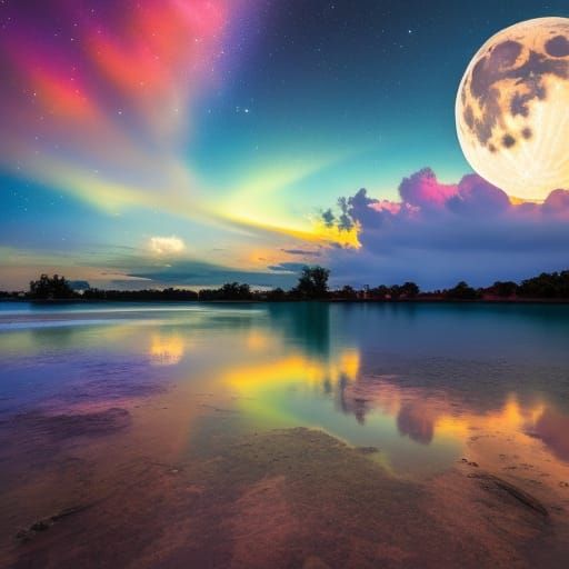 Futuristic Cityscapes on the Moon