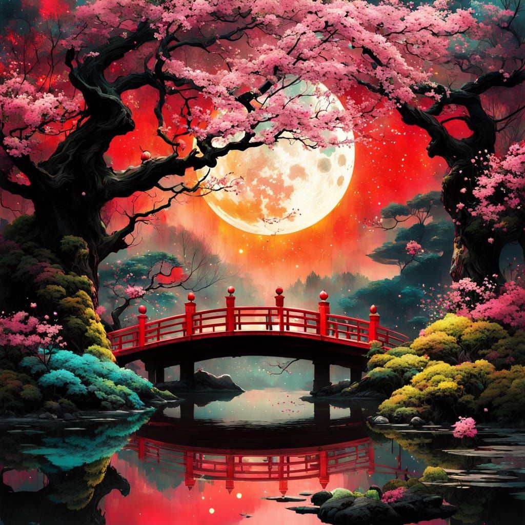 Beautiful Japanese garden