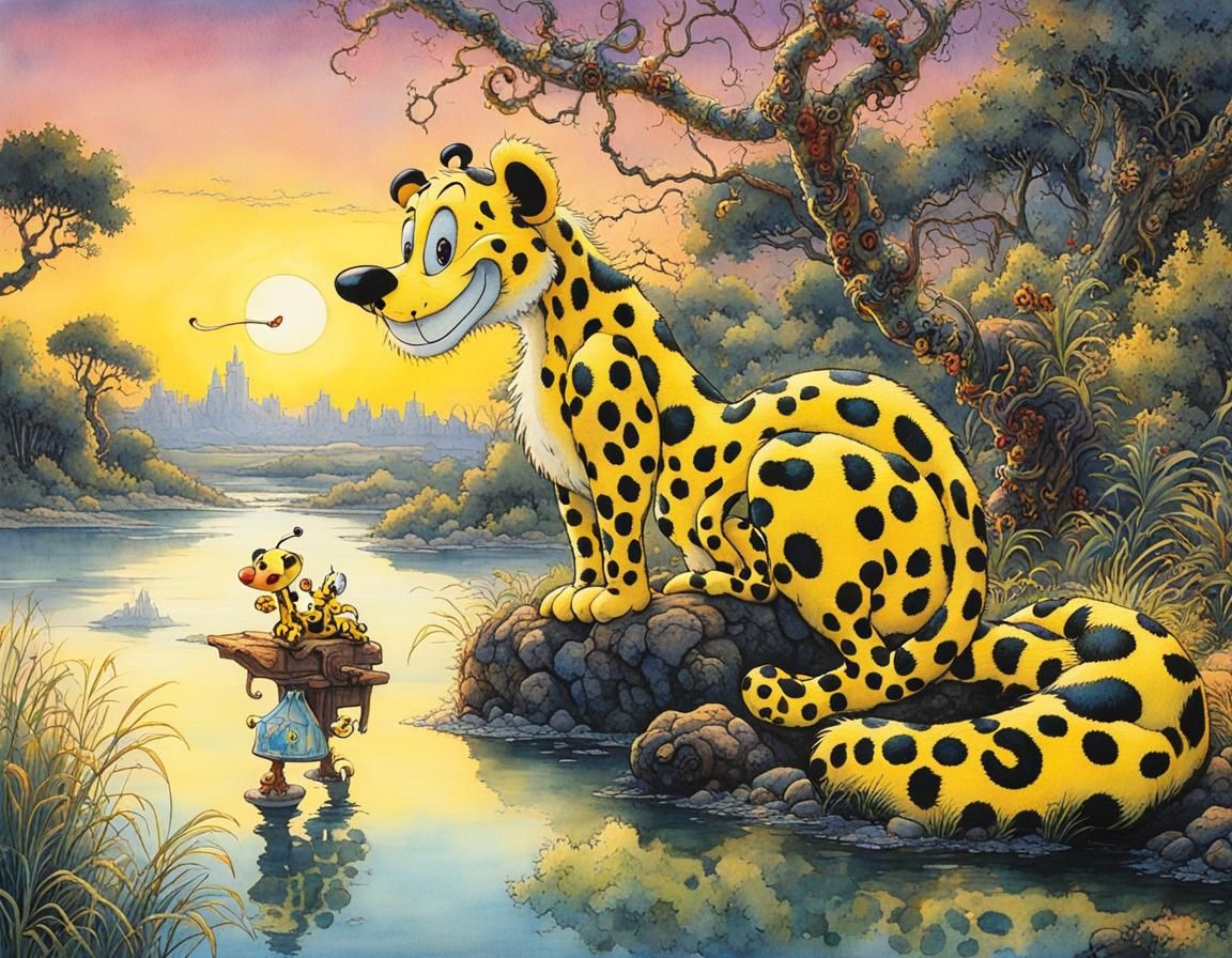 Spirou and Marsupilami: A Surrealist Friendship