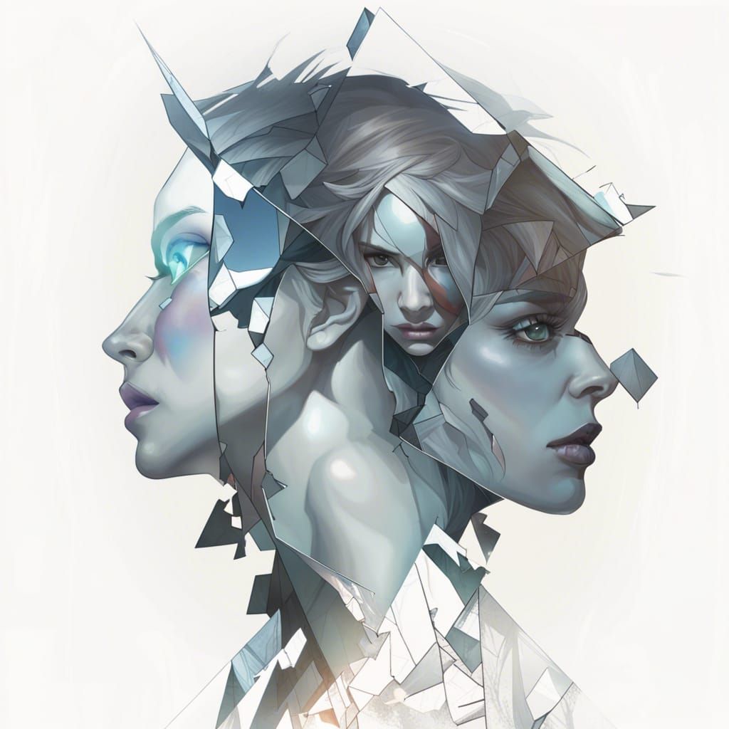 Shattered Personalities: A Fragmented Portrait