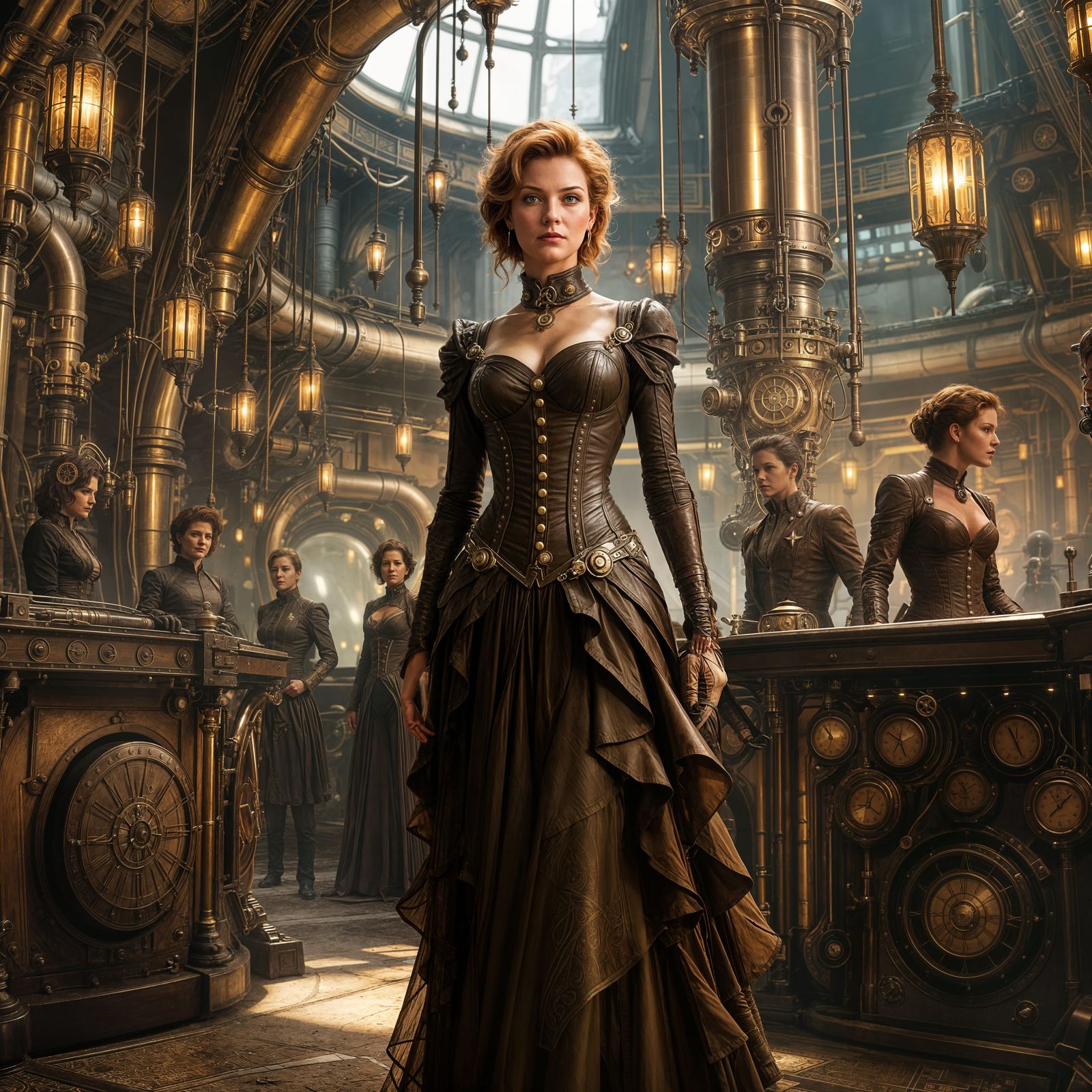 Steam-Powered Star Trek Heroes in a Victorian Sci-Fi World