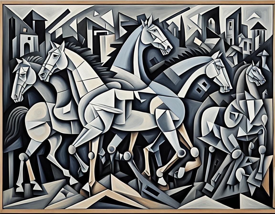 Guernica by Pablo Picasso, cubism art period