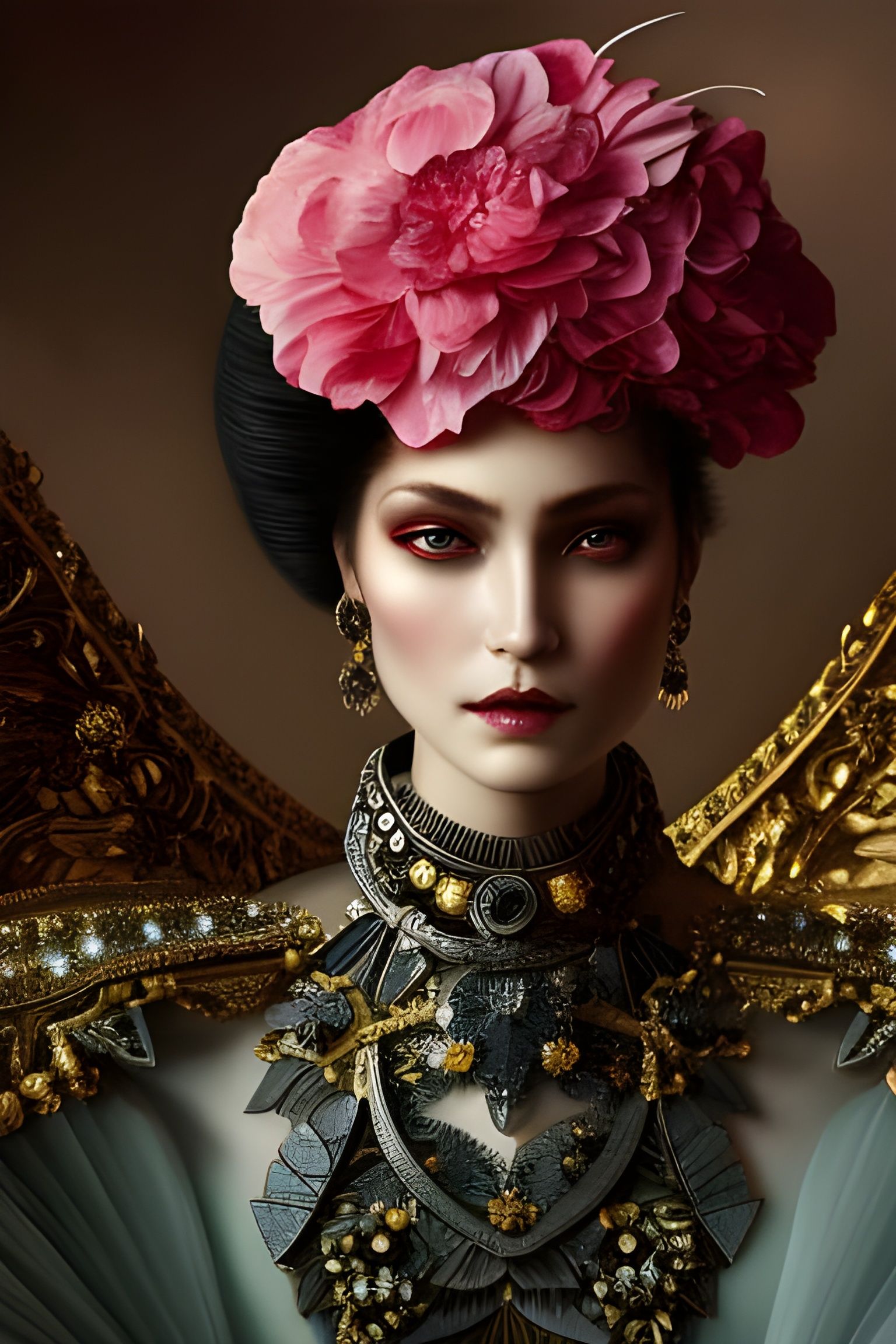 Detailed Emoji with Ethereal Vaporwave Sun Rays