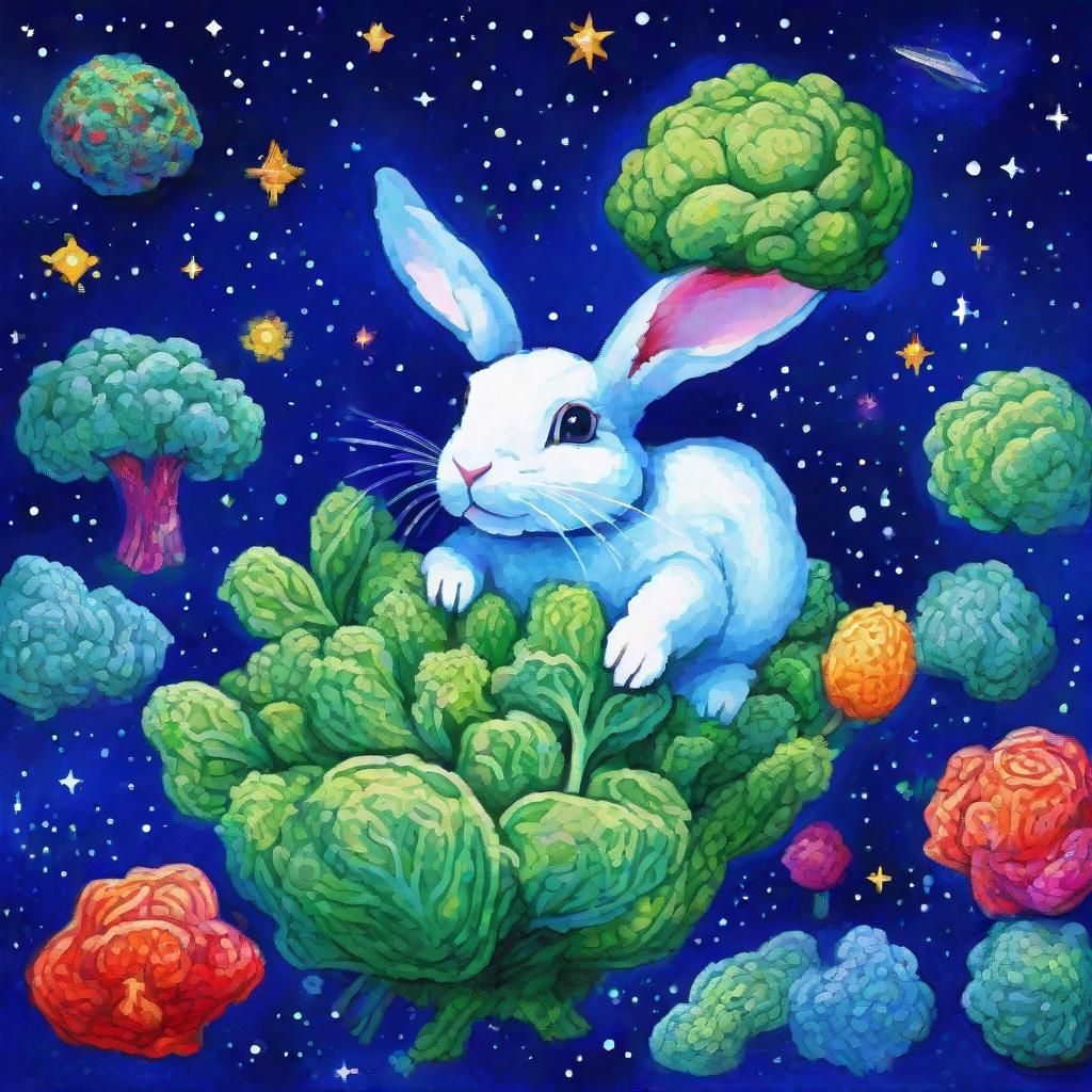 Pixel Rabbit's Space Cabbage: A Pixel Art Masterpiece