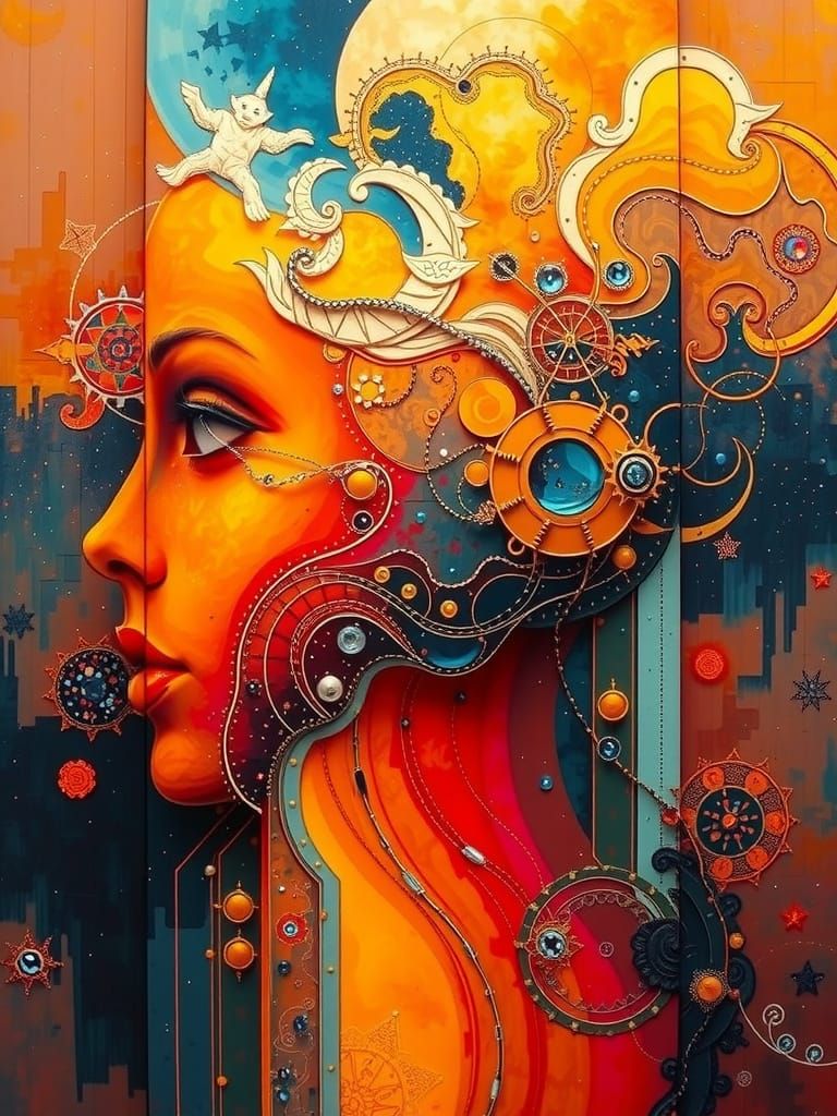 woman abstract